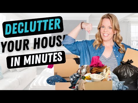 How to Declutter your ENTIRE House FAST!