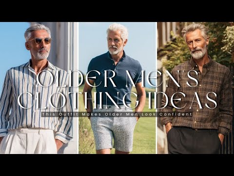 Why These 20 Outfits Make Older Men Look Confident | Older Men’s fashion