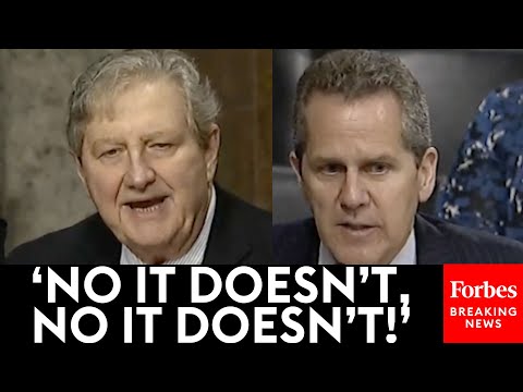 'How Can I Put This...?': John Kennedy Clashes With Financial Regulator About His Own Report