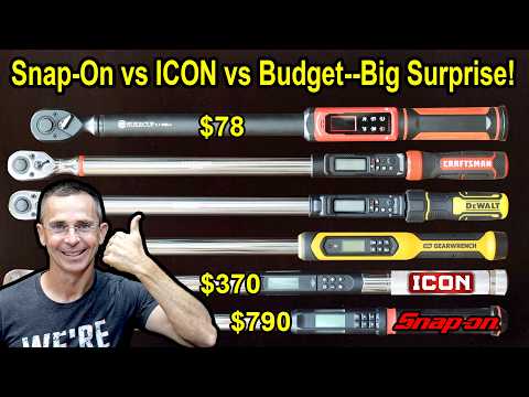 $78 Torque Wrench vs $790 Snap On & ICON—I Didn’t See This Coming!
