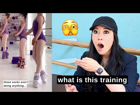pointe shoe fitter reacts to BALLET TIKTOK 25
