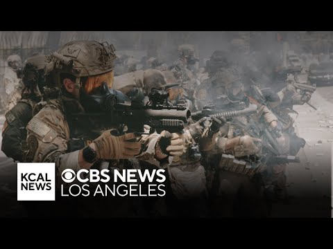 Immigration operations protest is underway in downtown LA