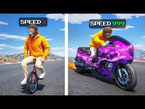 Upgrading SLOWEST to FASTEST Bikes In GTA 5!