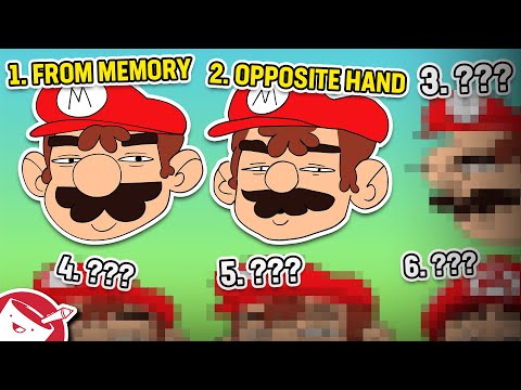 One Character, SIX Drawing Challenges