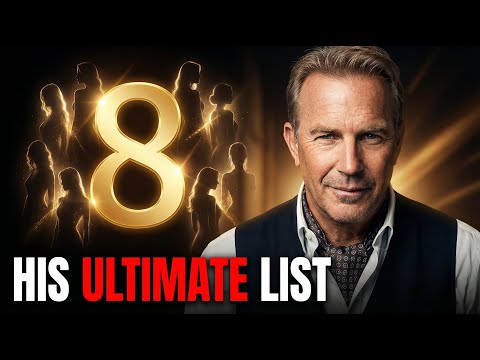 Kevin Costner Shares His List of the 8 Most Stunning Women