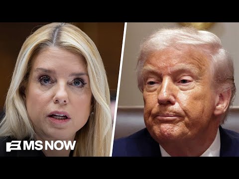 'Temper tantrum': Reaction to Trump warning Bondi about her firing