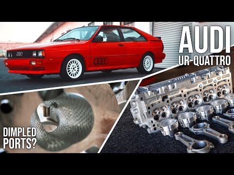Building a mental Audi Quattro 5-Cylinder: but why use dimpled ports?