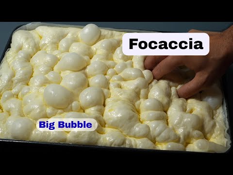 Foolproof Focaccia: Big Bubbles Every Time! Anyone can make.