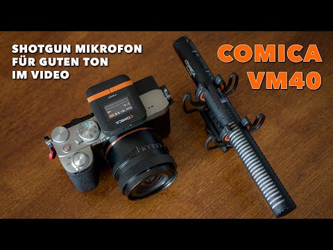 Comica VM40 - Kabelloses Shotgun-Mikrofon mit 32-Bit