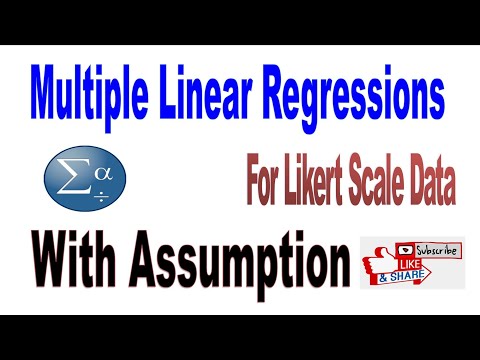 Multiple linear regression for Likert scale data -[Amharic lecture]