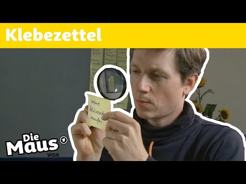 Wie kleben Klebezettel? | Die Maus | WDR