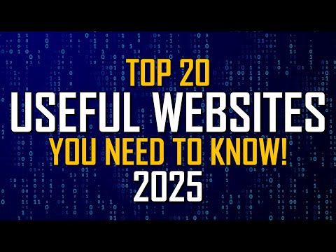Top 20 Most Useful Websites You Need to Know! 2025