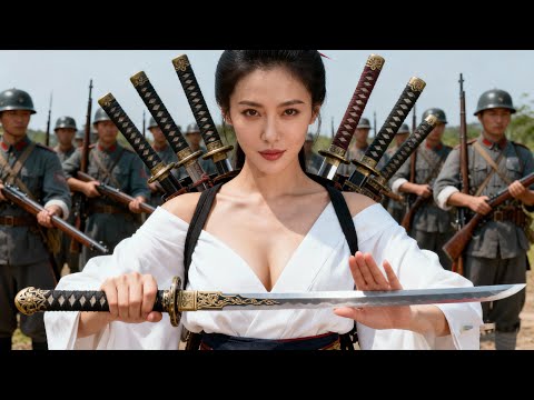 看似柔弱的日本女人竟是功夫高手，露出美腿色誘中國特工，誰料下一秒被打得落荒而逃！#抗日