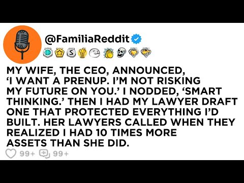 MY WIFE, THE CEO, ANNOUNCED, βI WANT A PRENUP. IβM NOT RISKING MY FUTURE ON YOU.β I NODDED, βSMART..