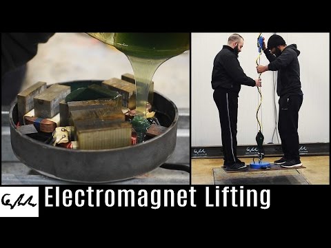 Project 054 | Electromagnet from microwave transformers