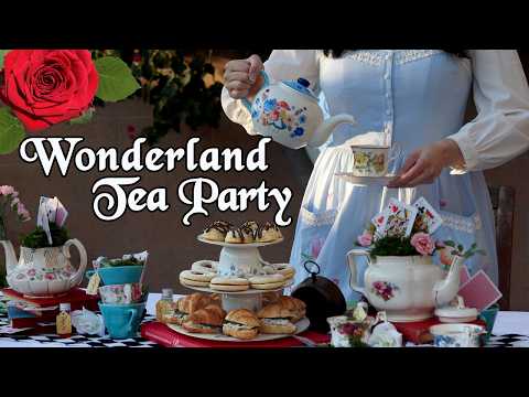 Whimsical Spring Garden Tea Party Ideas🍰Wonderland Themed Recipes & DIY Decor🫖
