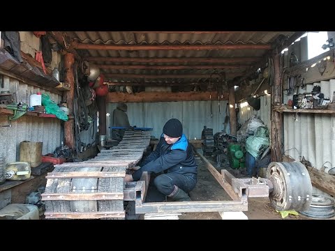 New project, homemade tracked all-terrain vehicle, part 1, beginning
