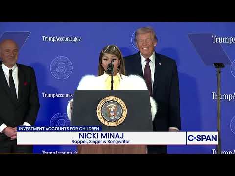 Nicki Minaj at President Trump's Summit: "I am probably the president's number one fan."