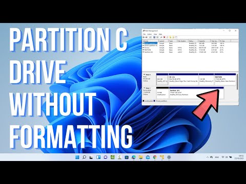 How to Partition C Drive on Windows 11 Without Formatting
