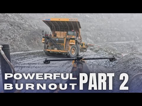Incredible Dangerous and Extreme Sliding Dump Truck Powerful Drifting and Burnout Bad Day at Work