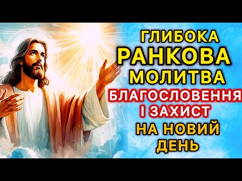 Ранкова молитва. Благословення і захист в новому дні. Довір свій день Богу, Він піклується про тебе!