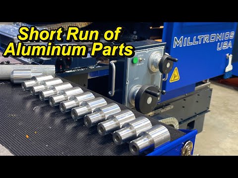 Aluminum Standoffs Machined in the CNC Lathe