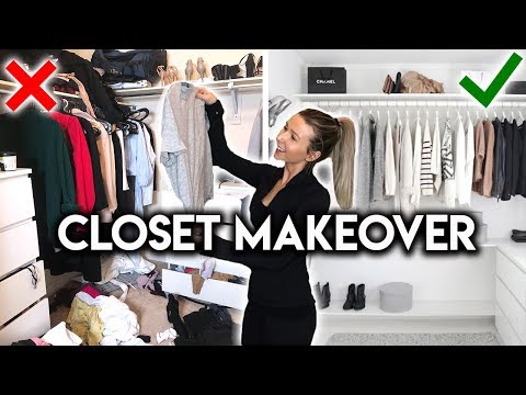 CLOSET ORGANIZATION **CLEAN WITH ME**