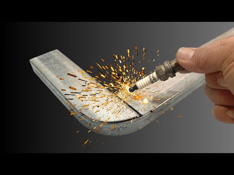 How to make a simple welding machine from spark plugs! Very useful for every home