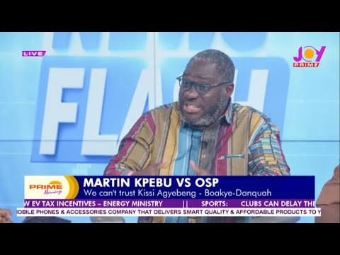 Is Kissi Agyebeng trying to say that nobody can hold him accountable?