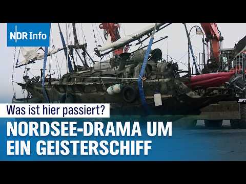 Die Seenotretter sichten Geisterschiff auf der Nordsee – Warum der Fund Rätsel auf gibt I NDR Info