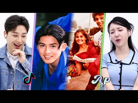 Our parents in their prime! Korean man and woman react to Material Girl challenge on TikTok ｜asopo