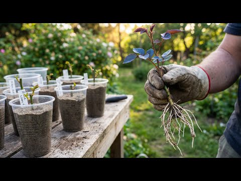 "Miracle" technique helps roses grow roots in just 1 night.
