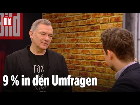 Linken-Chef Jan van Aken sieht Strategie bestätigt | BILD Wahl-Total Wahllokal