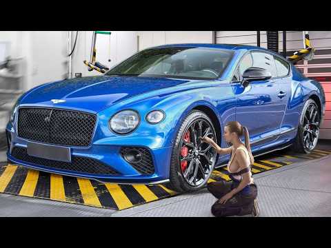How They Build Luxury BENTLEY: Top-Secret UK Factory Revealed – Production line process