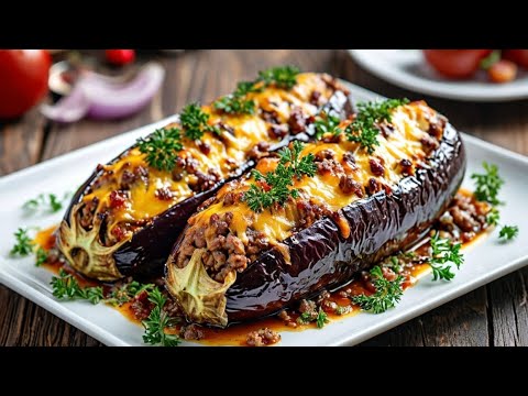 Stuffed eggplants with meat - the original recipe from my Italian Nonna