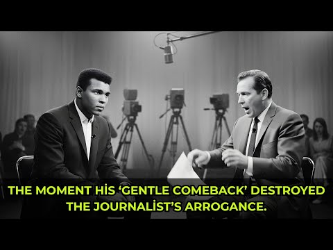 Journalist Tries to Embarrass Muhammad Ali on Live TV — His Gentle Comeback Stuns Everyone