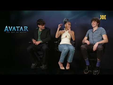 The stars of Avatar: The Way Of Water talk James Cameron, underwater acting & more!