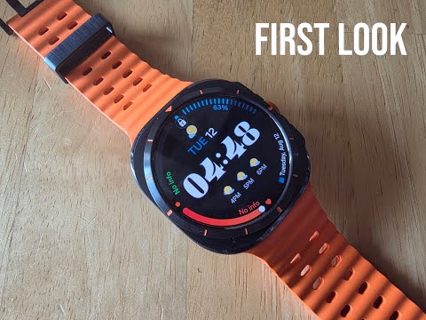Galaxy Watch Ultra (2025) – Unboxing Setup Widgets & App Tour