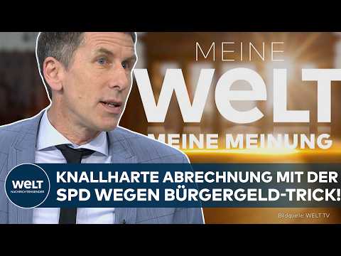 MEINUNG: "Blödsinn!" – Zschäpitz rechnet knallhart mit SPD ab wegen Bürgergeld-Trick!