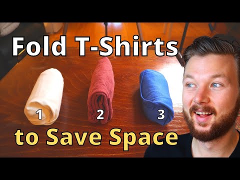 3 Clever Ways to Fold T-Shirts (and Save Space)