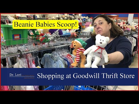 Beanie Babies Scoop for Value! Legos, Crystal, Designer Glass - Goodwill Shop - Thrift with Dr. Lori