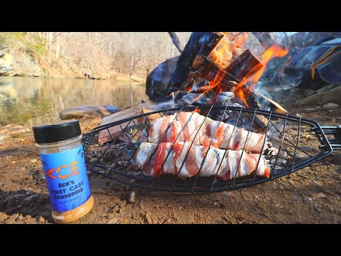 Winter Trout Catch n' Cook (Bacon-Wrapped!)