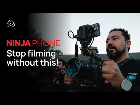 Use your iPhone 16 as a PRO Monitor with Atomos Ninja Phone!
