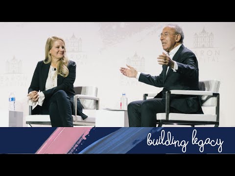 SpaceX COO Gwynne Shotwell and Ron Baron at the 31st Annual Baron Investment Conference
