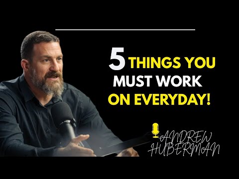 “5 Habits to Transform Your Life | Andrew Huberman Motivational Speech on Daily Growth & Success”