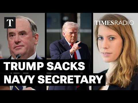 Trump Sacks Navy General Secretary Amid Pentagon Tensions | Katy Balls