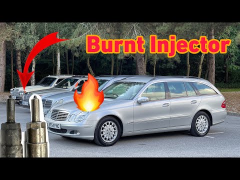 My daily W211 320cdi has a STUCK INJECTOR !! OM648 injector repair , 320cdi Black Death , stuck.