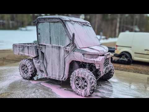 Installing UTV lights, ice fishing, and paddling a canoe