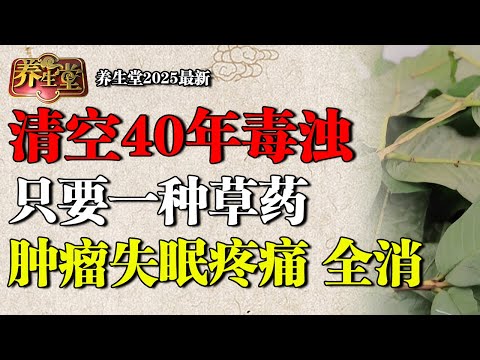 2025最新｜国家首席中医发现：清空40年毒浊，只要一种草药，肿瘤、失眠、疼痛，一招全消！【养生堂】
