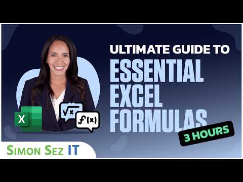 Ultimate Guide to Essential Excel Formulas to Improve Productivity!